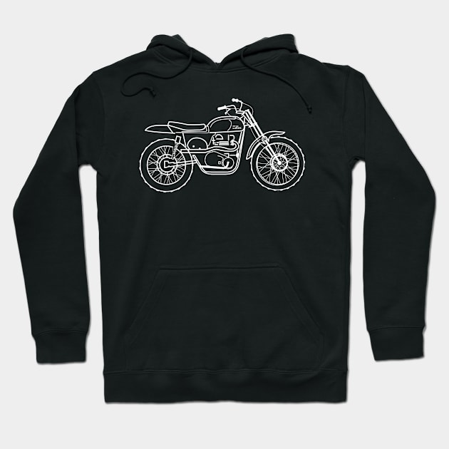 Métisse McQueen Desert Race Motorcycle Hoodie by Aurealis